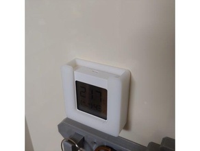 xiaomi mijia bluetooth-digital-thermometer-2 Wandhalter Fall Temperatur-sensor Wand Halterung 3d print model - Mito3D