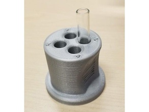 8 mm vial carrier automation chemistry high-throughput laboratory science 3d print model - Mito3D