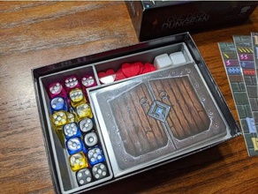one deck dungeon organizer tray cards sleeves 3d print model - Mito3D