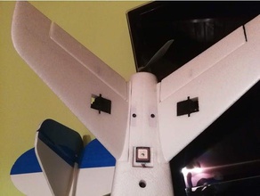 mini talon amovible queue de contrôle frsky miniature en avion la radio 3d print model - Mito3D