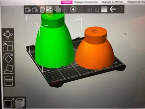 destek abat-jour abat jour lampe pied 3d print model - Mito3D