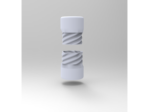 Zylinder-Griff twist-container container twist 3d print model - Mito3D
