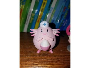 chansey enfermeira pokemon 3d print model - Mito3D