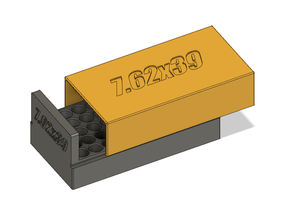 762x39 50rds box scatola di munizioni ricarico 3d print model - Mito3D