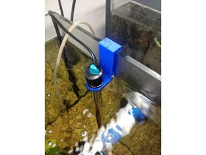 soutien chauffage d'aquarium support de l'aquarium appareil le titulaire 3d print model - Mito3D