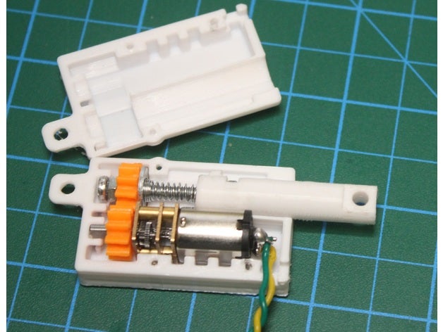 actuador lineal arduino 3D print model - Mito3D