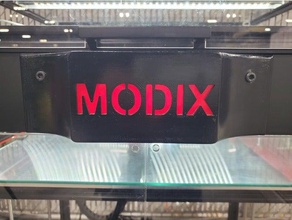 modix große 60-front-emblem-led 3d print model - Mito3D