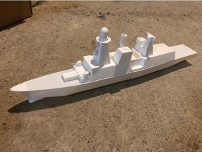 faa Horizont destroyer fregate Fregatte marine nationale Schiff Kriegsschiff 3d print model - Mito3D