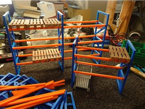 scale pallet racking 3d print model - Mito3D
