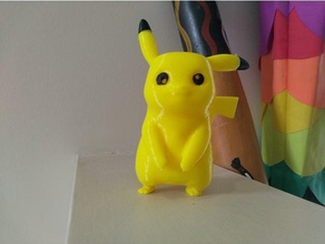 pikachu mmu multi color removable tail pokemon figures 3d print model - Mito3D
