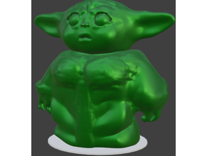 bebé yoda v2 3d print model - Mito3D