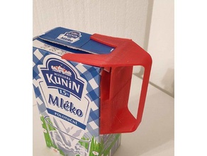 milk box holder 3d print model - Mito3D