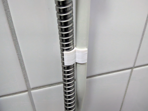 shower hose clip 3d print model - Mito3D