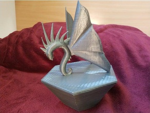 dragon box 3d print model - Mito3D