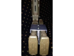 magazine coupler dual mag holder gel blaster suit jinming acr j10 ball 3d print model - Mito3D