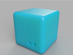 minimalist 20mm xyz calibration cube 3d print model - Mito3D