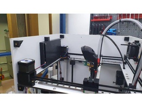 xy gantry corexy 3d printer 2010 2020 aluminium profile auto bed leveling core coressentials extrusion gt2 holder idler linear rail mgn mgn9 mgn9h motion mount nema17 pulley system voron 3d print model - Mito3D