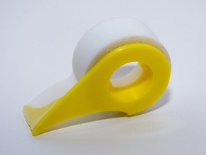 invisible tape dispenser - Spender einfach kid safe schnell scotch Band 3d print model - Mito3D