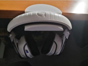 headset holder headphones headphone 3d print model - Mito3D