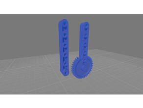 extended vex claw linkages 3d print model - Mito3D