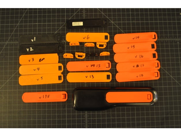 Ersatz-Akku Abdeckung hp remote Batterie-Abdeckung hp-remote 3D print model - Mito3D
