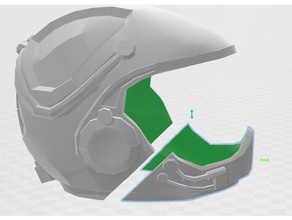 battlestar galactcia viper capacete novo estilo 3d print model - Mito3D