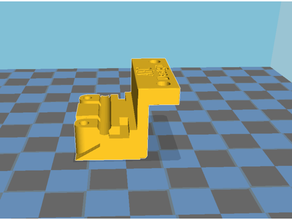 sct4103 sway bar mount - Stossdämpfer vorne tekno 410 sct410 3d print model - Mito3D