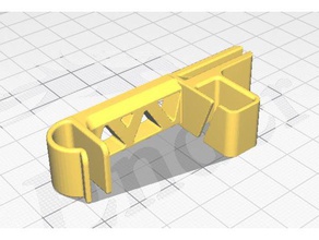 ender 3 stock filamento guida di supporto del cavo senza viti 3d print model - Mito3D
