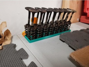 16v valve spring tray 3d print model - Mito3D