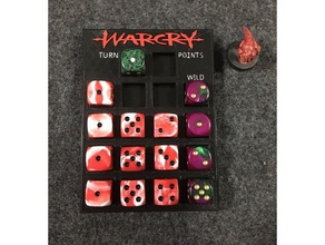 warcry dice tray aos warhammer 3d print model - Mito3D