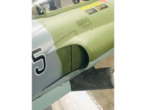 detallada jet ingesta de freewing t-33 3d print model - Mito3D