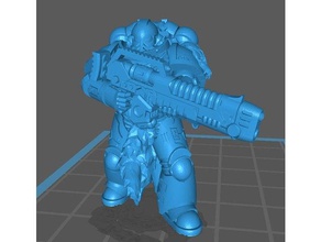 uzay kürk kurt minyatür alanı wargame warhammer 40k 3d print model - Mito3D