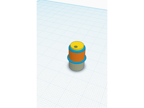 d shaft bell cap knob potentiometer 3d print model - Mito3D