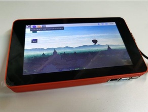 pipad2 raspberry pi-7 touch-screen 3d print model - Mito3D