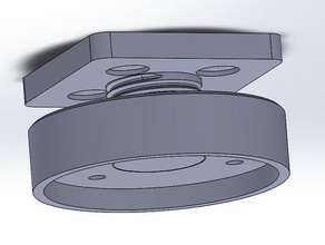 silicone amortissement pieds réglables en hauteur geeetech a10 creality ender 3 etc 3d print model - Mito3D