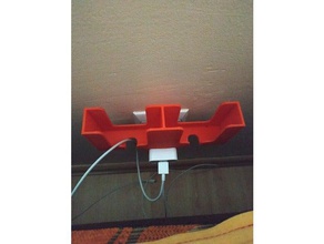 phone charging cradle 3d print model - Mito3D