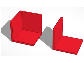 simple box corner gusset 3d print model - Mito3D