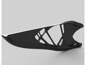 Klammer Unterstützung Kunst Dekor generative Gestaltung technische 3d print model - Mito3D