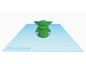 bambino in low poly 3d print model - Mito3D