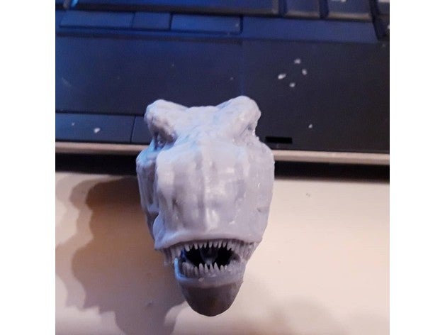 tyrannoboba rex bobafps baş t-rex 3D print model - Mito3D