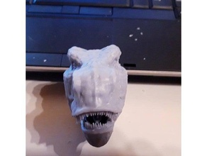 tyrannoboba rex bobafps baş t-rex 3d print model - Mito3D