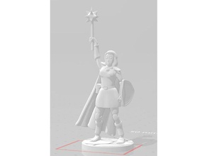 rick morty - beth smith cleric 3dprintable d&d dd symbol dnd miniature dungeon dungeons dragons miniatures rickandmorty tabletop rpg 3d print model - Mito3D