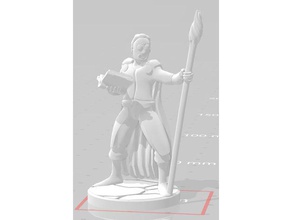 rick morty - jerry smith wizard d&d dnd miniature dungeons dragons miniatures rickandmorty rpg tabletop wire 3d print model - Mito3D