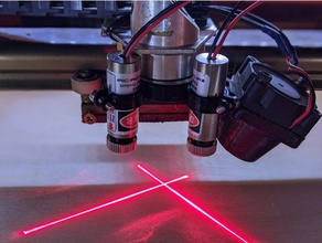 k40-fan unterstützen Linienlaser Halterung dc-k40 k40 k40-laser laser 3d print model - Mito3D