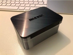 scatola magnetica caso di archiviazione completamente parametrico contenitore pillola piccole parti stoccaggio 3d print model - Mito3D
