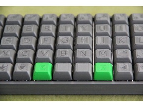 dsa tarzı keycaps kiraz cherry mx klavye keycap mekanik 3d print model - Mito3D