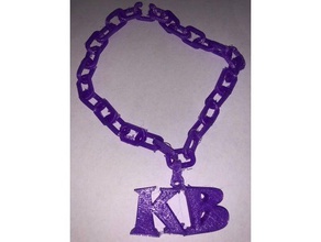 kb cat chain necklace 3d print model - Mito3D