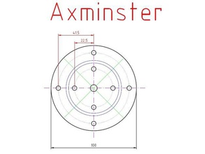 Drechseln chuck jaw plan axminster 3d print model - Mito3D