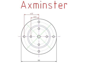 woodturning chuck jaw plan axminster 3d print model - Mito3D