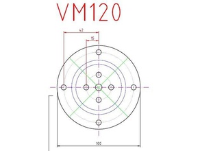 tournage sur bois chuck mâchoire plan vicmarc vm100 vm120 3d print model - Mito3D